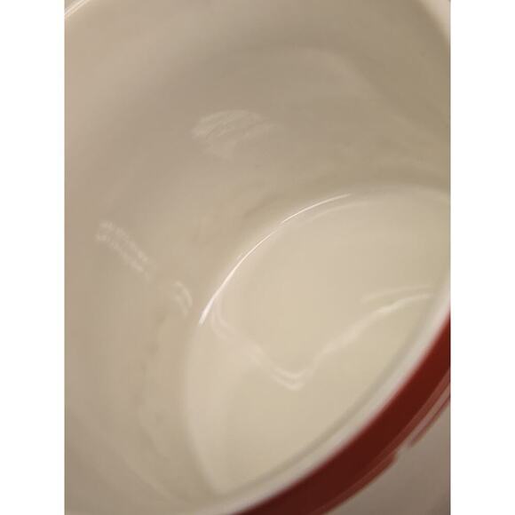 Etched Ceramic Mug California Republic Bear Red Off-White 14 Ounce SF Mercantile - Picture 6 of 15